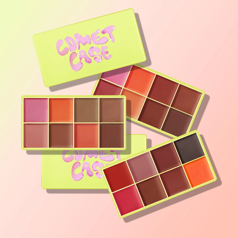 Cream Highlighter Blush Palette – Matte & Shimmer Finishes