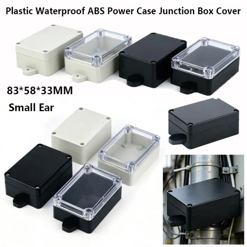 IP65 Waterproof ABS Plastic Electronic Enclosure Box 83×58mm