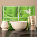 Handcrafted Ceramic Matcha Bowl Set – Kiln-Fired, 500ml