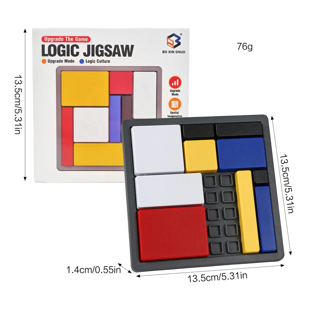 Kids Building Blocks Puzzle – Logic Training Educational Toy