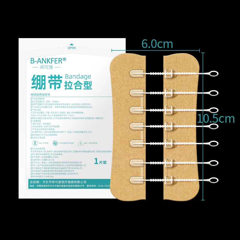 Zipper Wound Closure Patch – Hemostatic Bandage No Suture