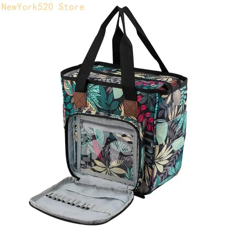 Portable Knitting Bag – Yarn Storage Crochet Hook Needle Tote