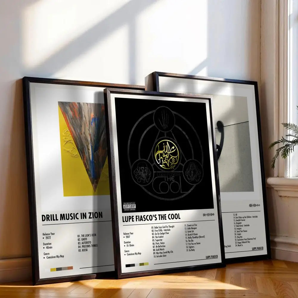 Lupe Fiasco Music Album Poster – Canvas Print Wall Art Decor