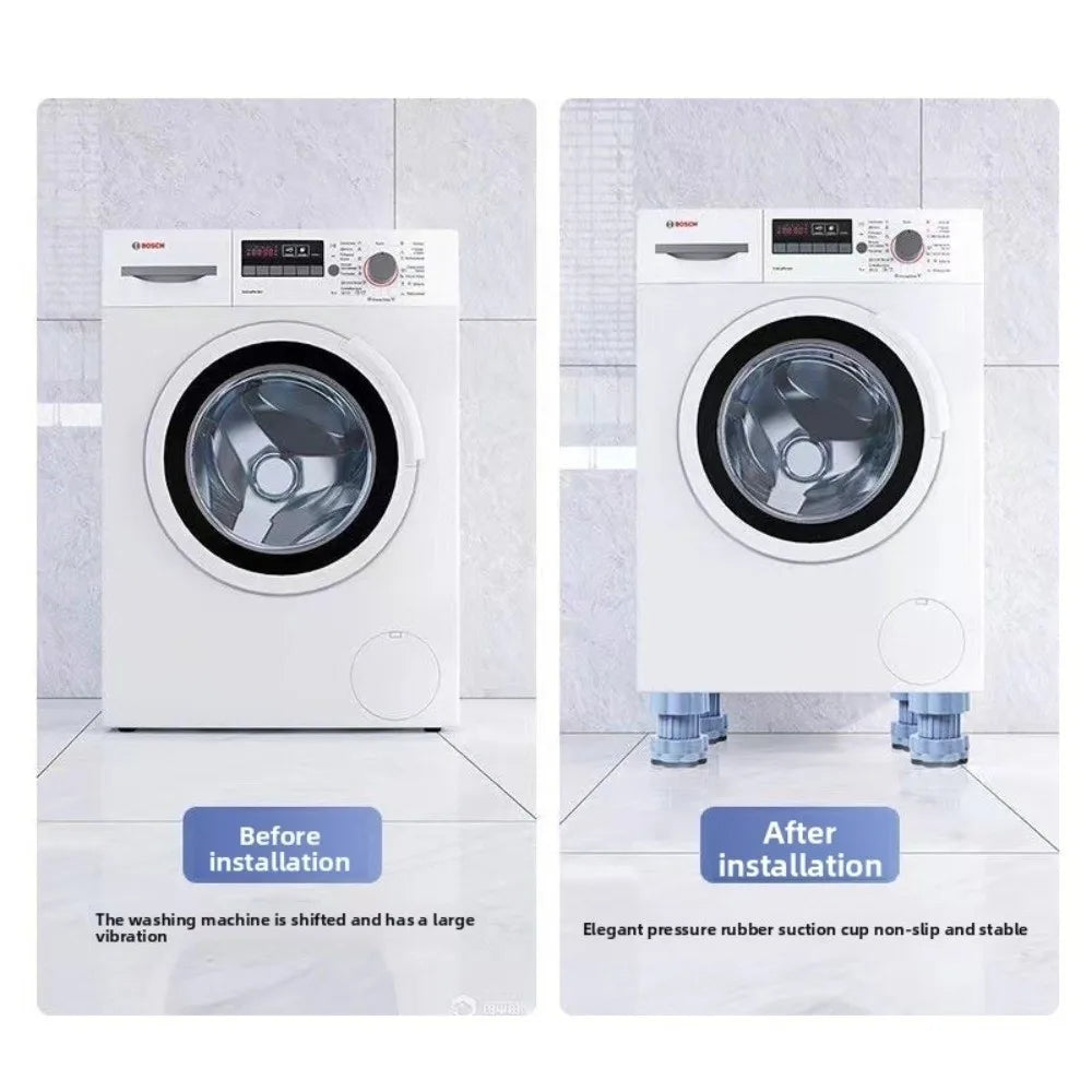 Adjustable Anti-Vibration Washing Machine Pads – 4-Pack