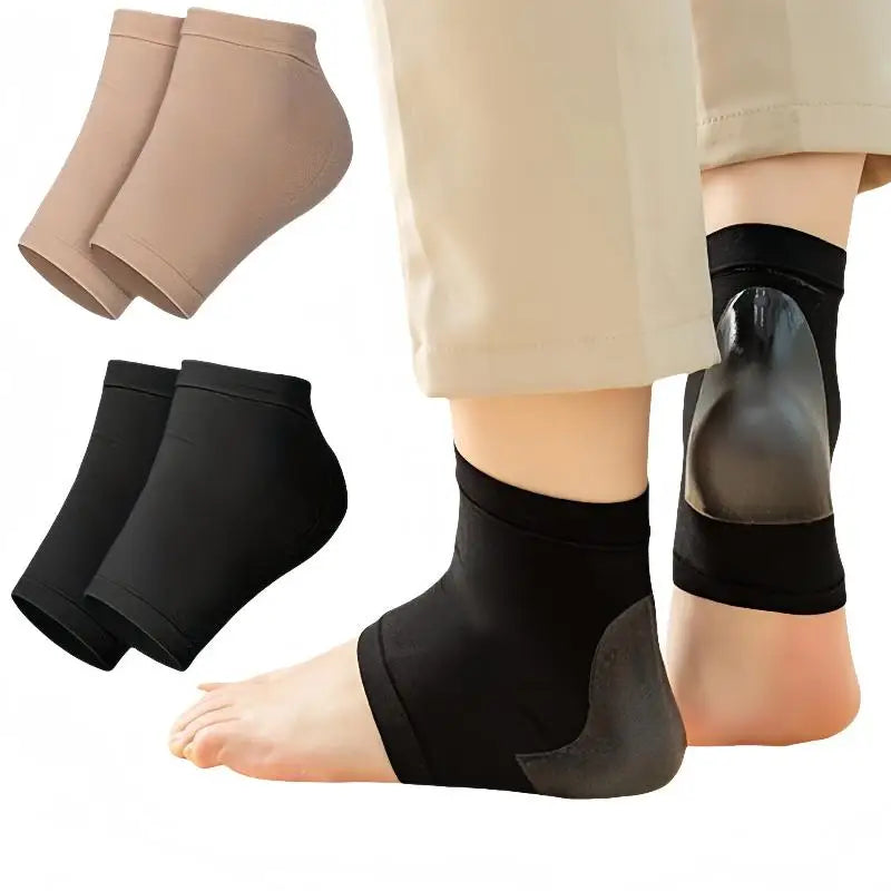 Moisturizing Silicone Heel Socks – Dry & Cracked Heel Care