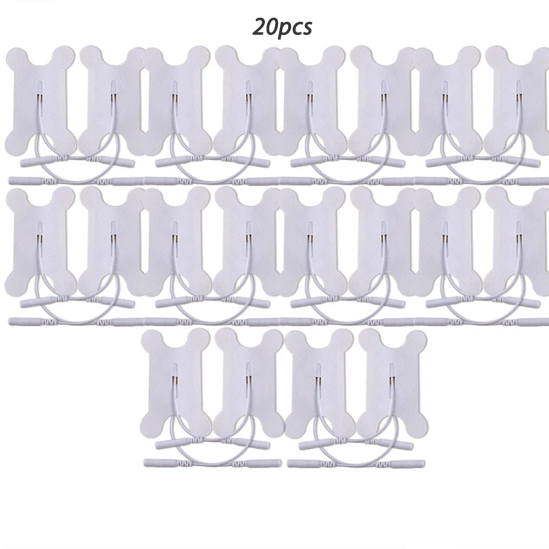 Snap-On 2mm Electrode Pads – Reusable Self-Adhesive Gel Pads