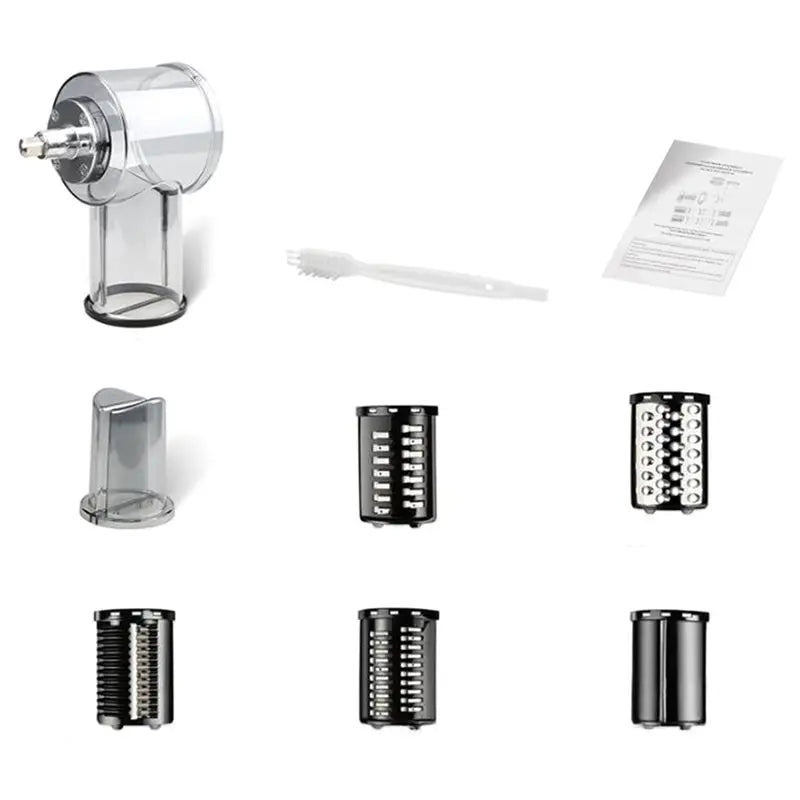 5-in-1 Slicer Shredder Attachment Set for KitchenAid Mixers
