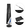 Large Waterproof Patio Umbrella Cover 210D Oxford with Zipper