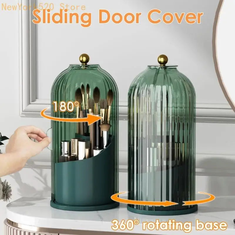 360° Rotating Bathroom Organizer – Multi-Compartment Storage