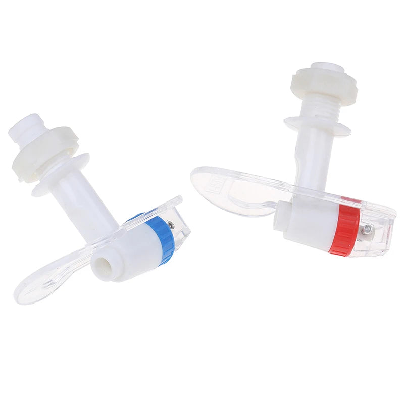 2-Pack Push Water Tap Replacement for Water Dispensers – Red & Blue
