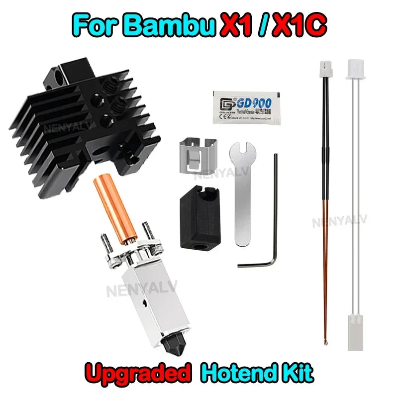 TZ 2.0 Bimetal Hotend Kit for Bambu Lab X1 X1C P1P P1S