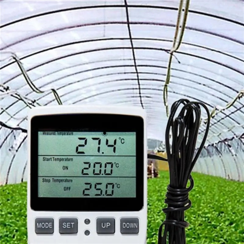 Digital Temperature Controller Thermostat Outlet UK Plug – 8 Pack