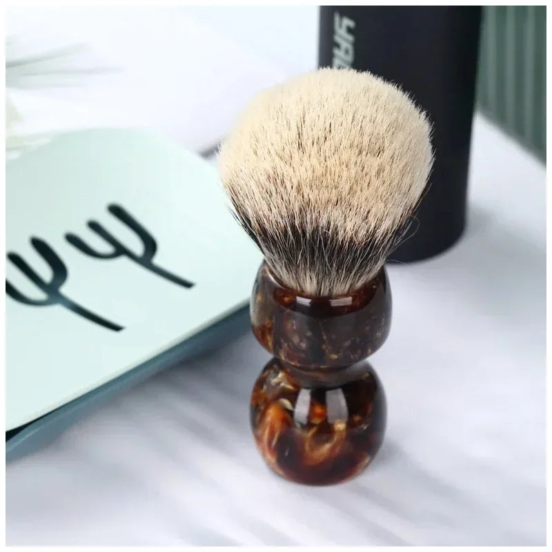YAQI Caramel 26mm Two Band Badger Hair Wet Shaving Brush