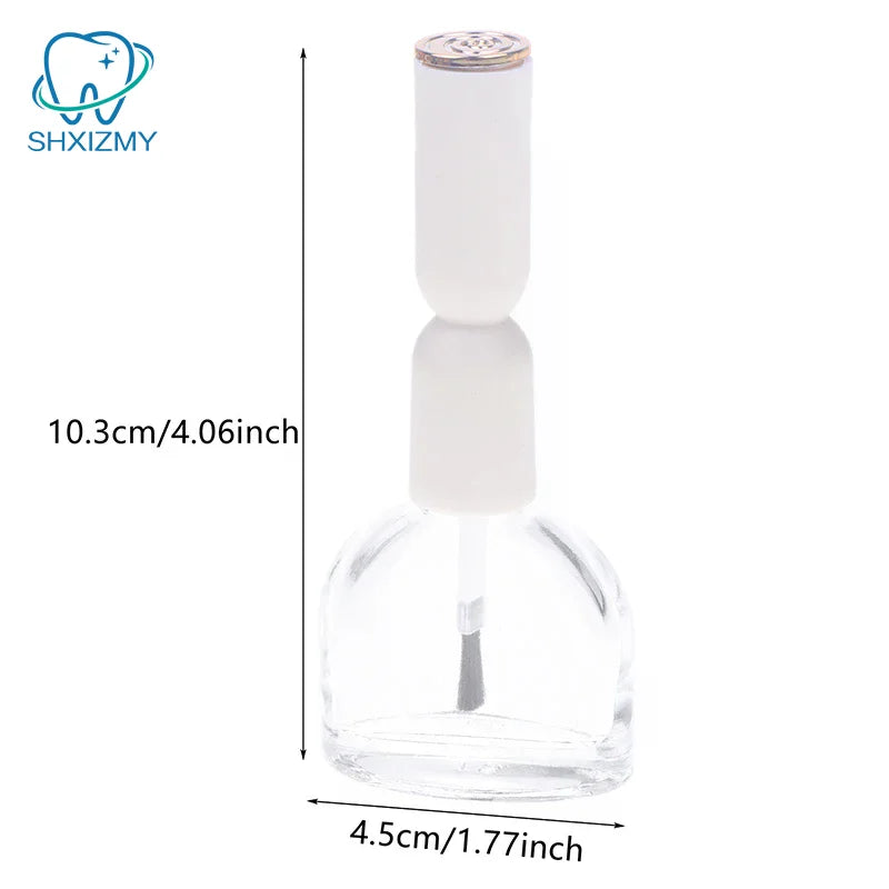 13ml Refillable Glass Nail Polish Bottle with Brush – Empty