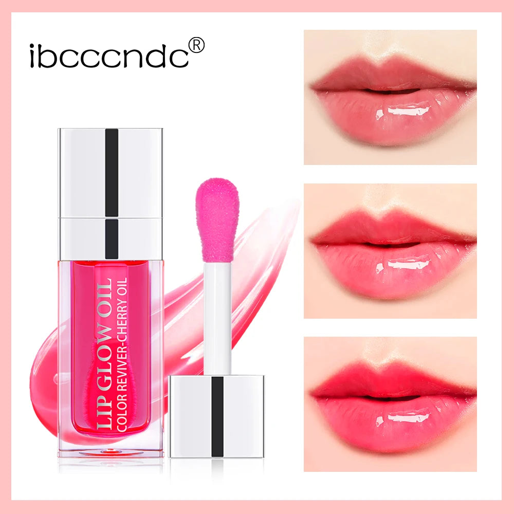 ibcccndc Lip Glow Oil – Moisturizing Cherry Seed Plumping Gloss