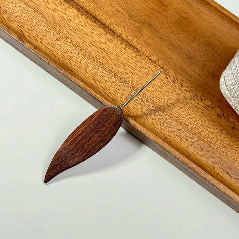 Sandalwood Stainless Steel Crochet Hook Knitting Needle Set