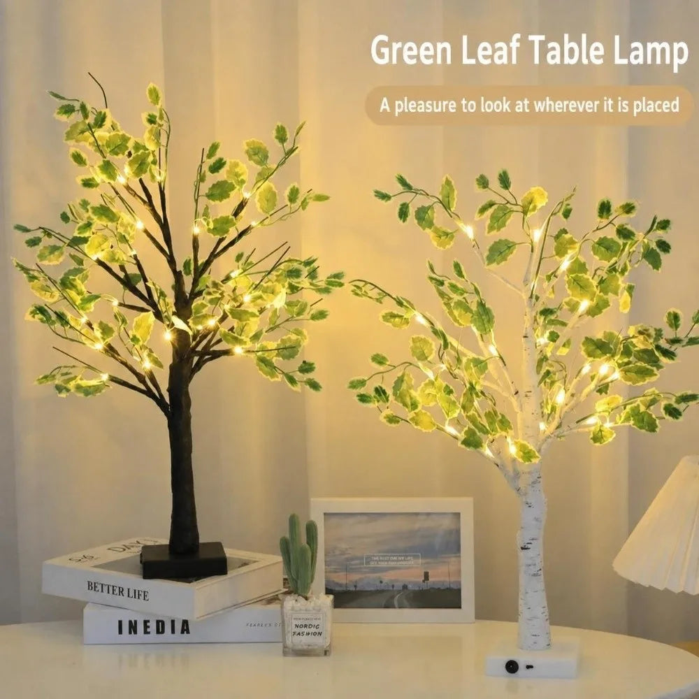 LED White Birch Tree Lamp – Warm White Decorative Light
