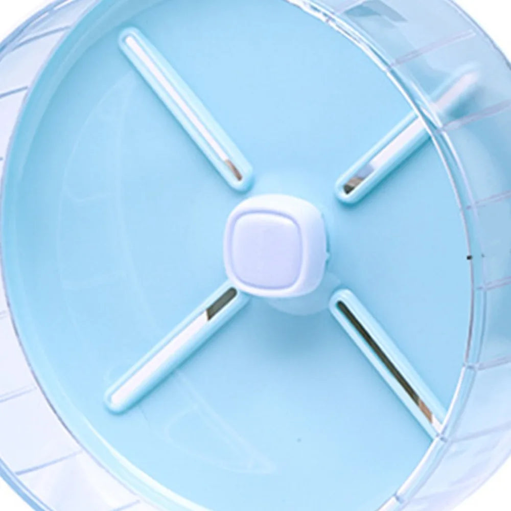 Silent Acrylic Hamster Exercise Wheel 20cm – Anti-Slip Design