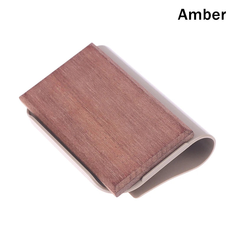 VIBE Wooden Car Air Freshener – Long-Lasting Amber Scent