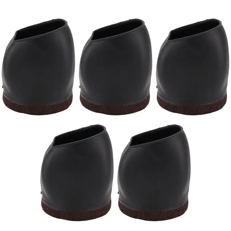 Rubber Chair Wheel Stoppers – Caster Cups & Felt Floor Protectors