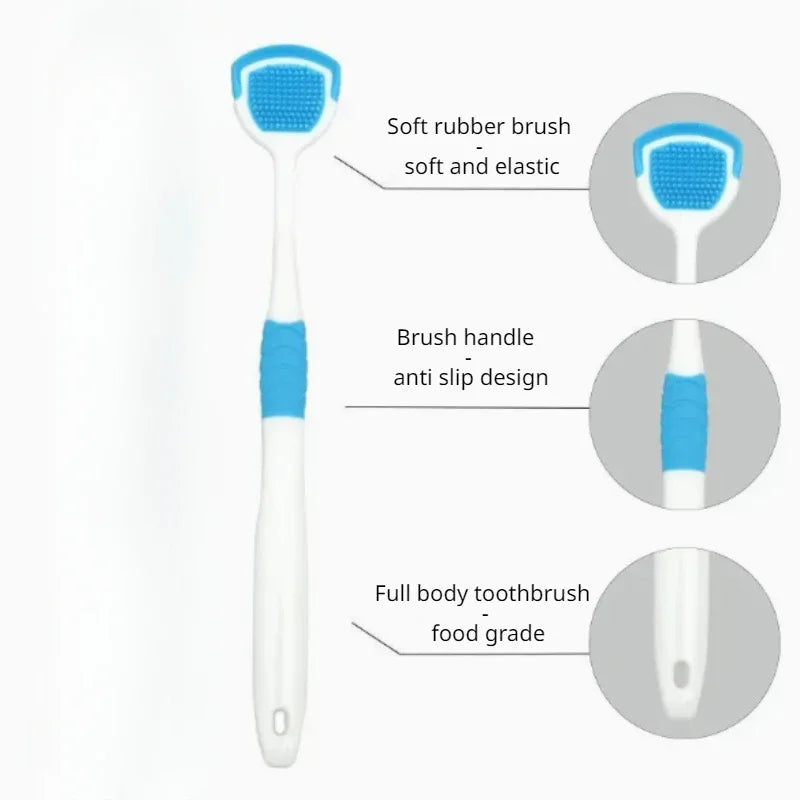 Double-Sided Tongue Cleaning Brush – Plaque & Fresh Breath