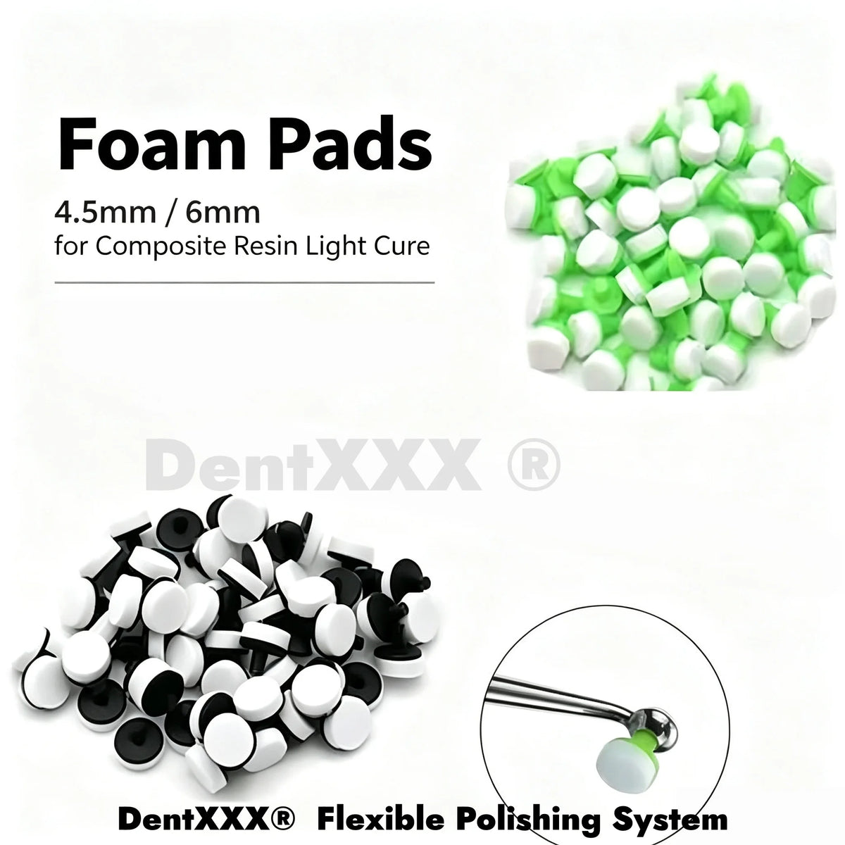 Resin Foam Polishing Pads 4.5mm & 6mm – Buy 5 Get 1 Free