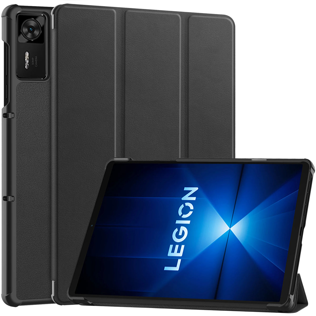 Tri-Fold Hard PU Case for Lenovo Legion Y700 Gen4 8.8"