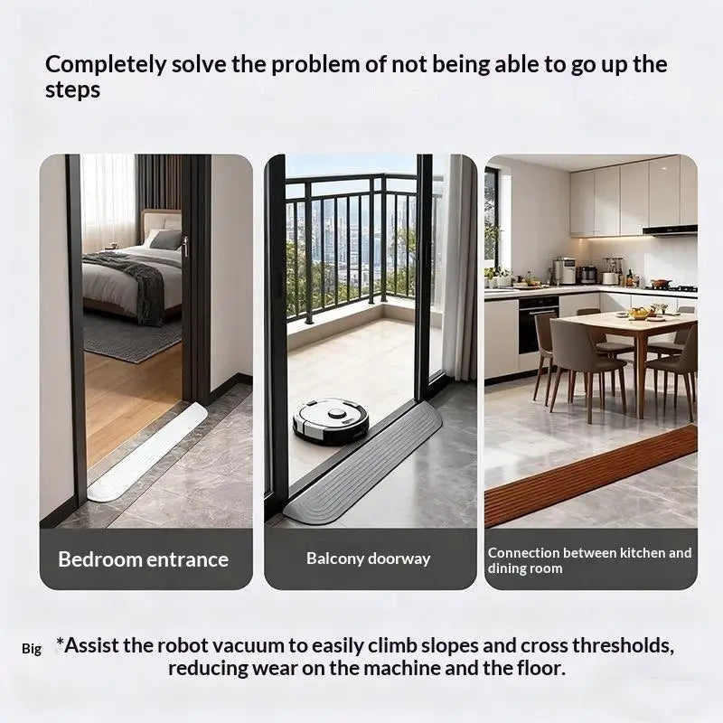 Robot Vacuum Threshold Ramp Mat – Anti-Collision Climbing Pad