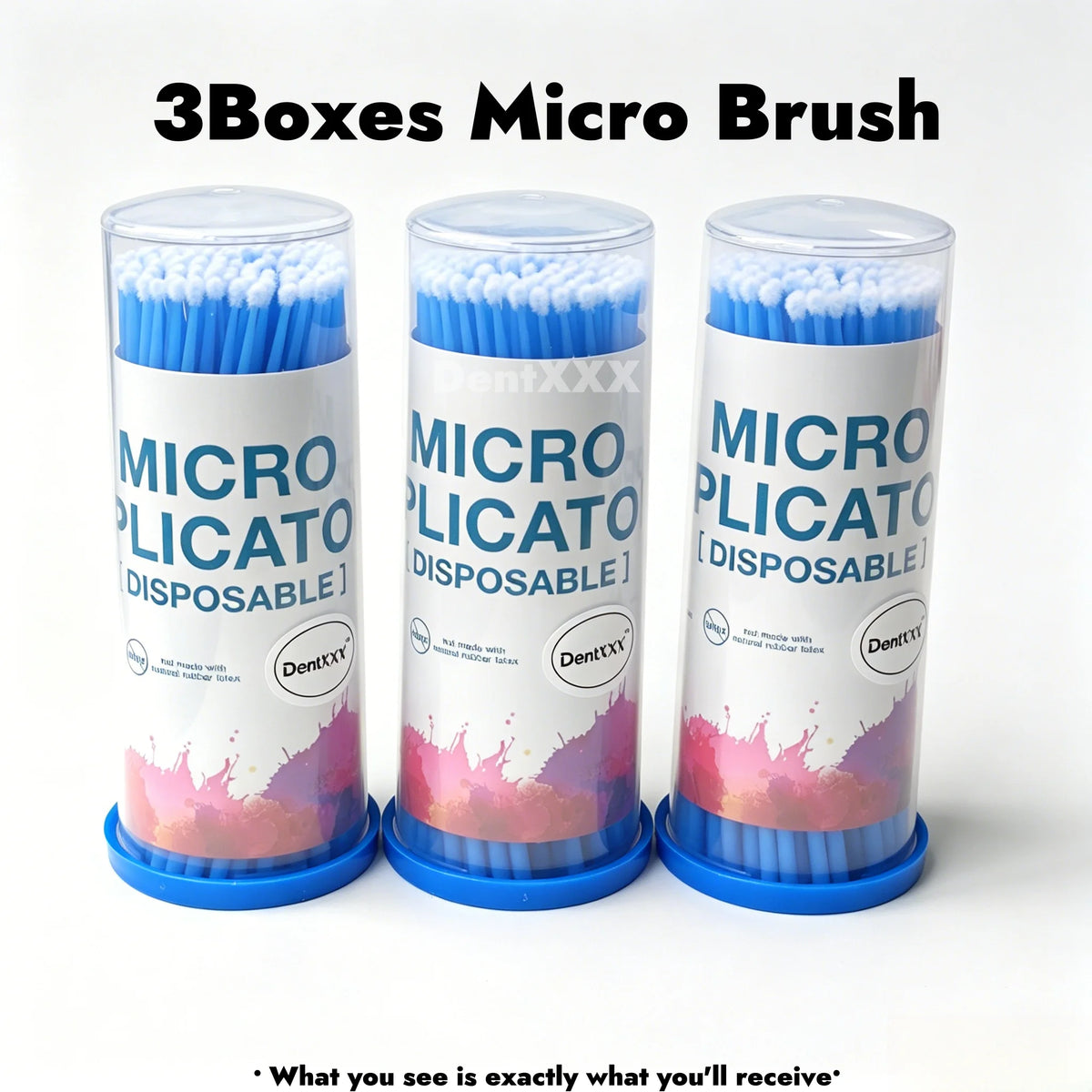 Disposable Micro Applicator Brushes 100pc | Bendable Precision Tips
