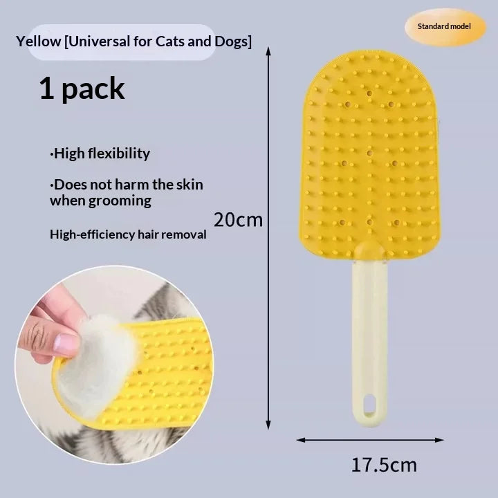 Double-Sided Pet Grooming Brush for Cats & Dogs | Hair Remover