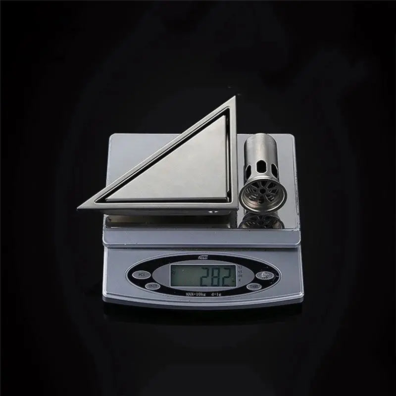 Triangle Tile Insert 304 Stainless Steel Shower Floor Drain