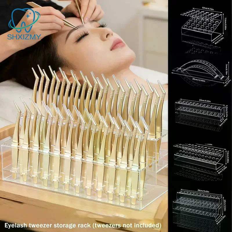 Acrylic Tweezers Storage Holder for Eyelash Extensions