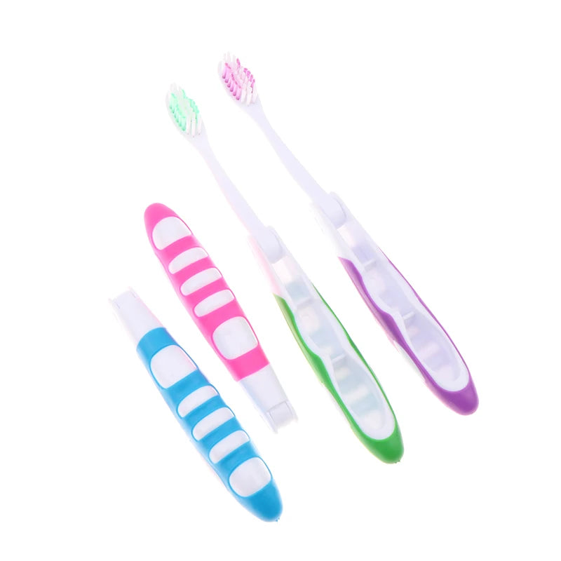 Foldable Travel Toothbrush – Portable Compact Folding Brush