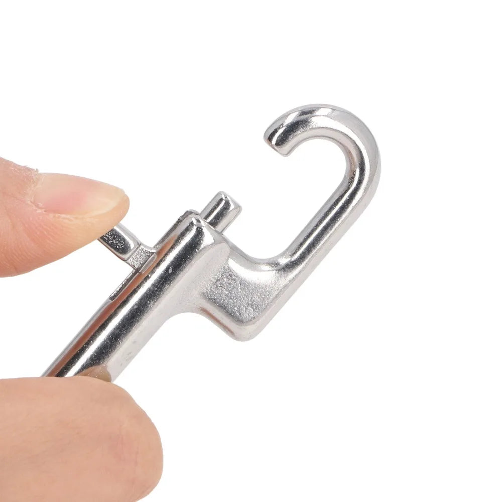 316 Stainless Steel Double Ended Bolt Snap Hook | Diving Clips