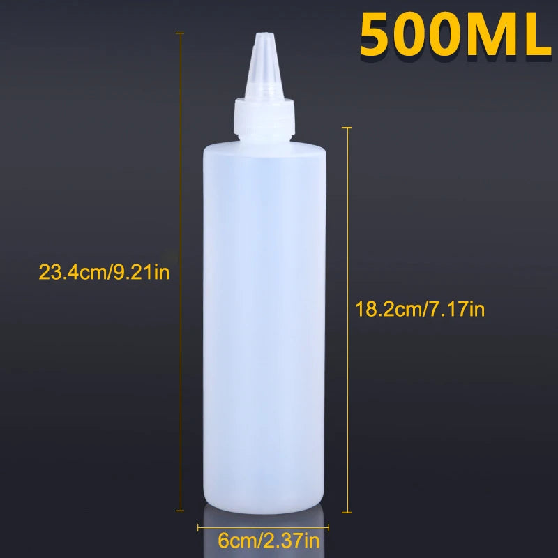 Plastic Squeeze Dropper Bottle with Screw Cap 10–1000ml