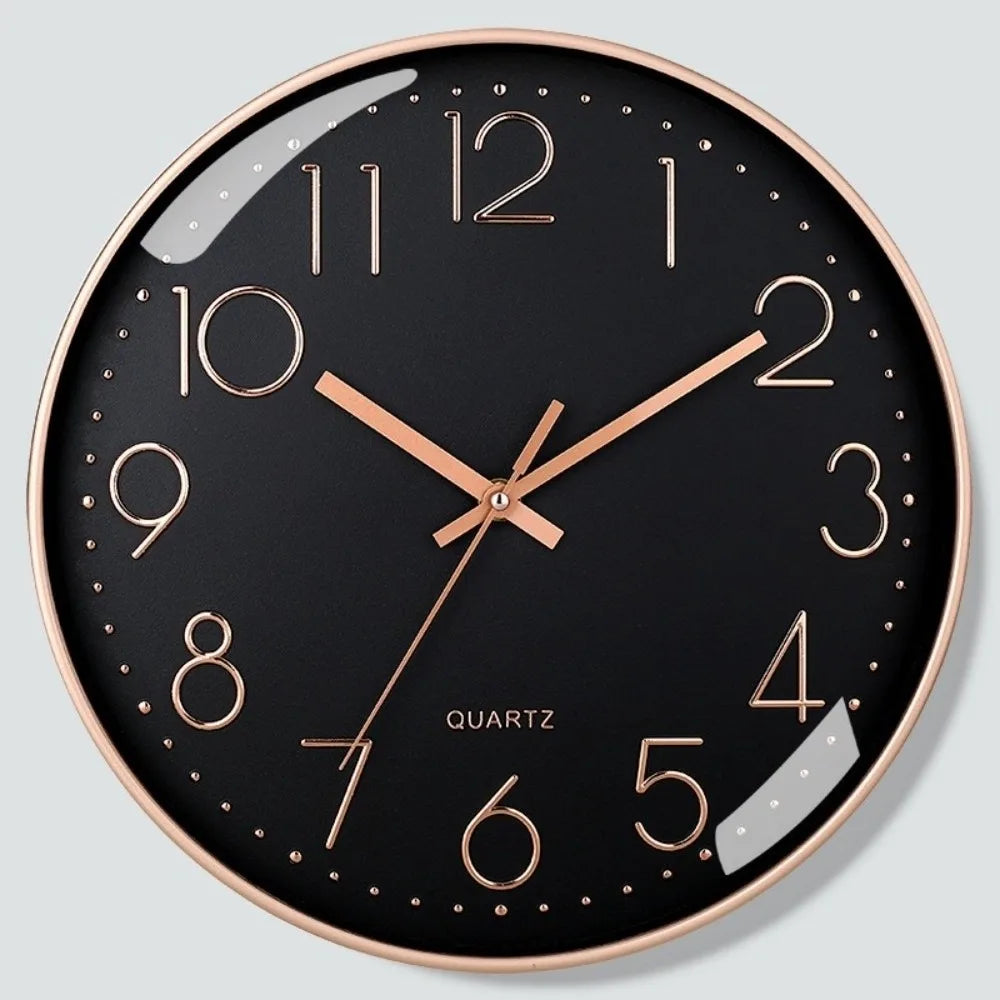 8 Inch Silent Quartz Wall Clock – Battery Operated Home Decor