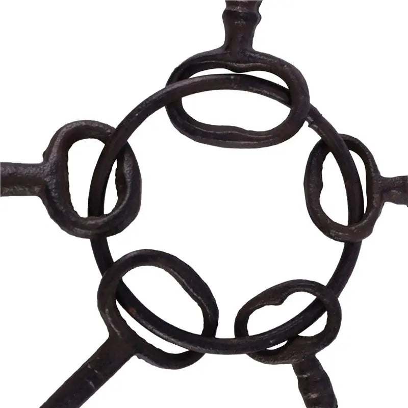 Rustic Cast Iron Skeleton Key Set – 5 Antique Pirate Keys