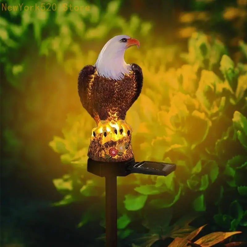 Solar LED Garden Stake Light – Decorative Resin Lawn Lamp