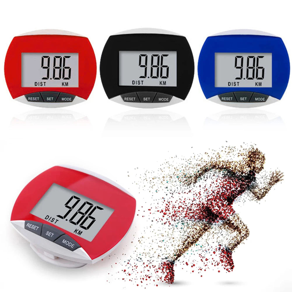 3D LCD Walking Pedometer – Step, Distance & Calorie Tracker