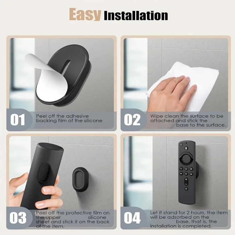 Wall Mount Magnetic Remote Control Holder – Self Adhesive