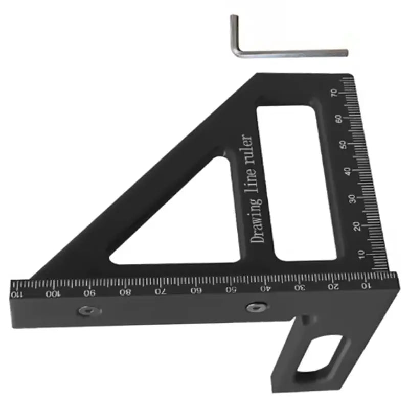 Carpenter Square Woodworking Protractor 3D Multi-Angle Ruler