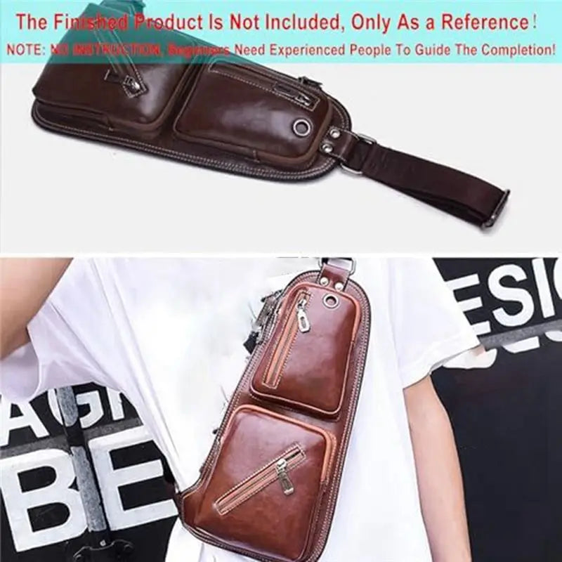 Acrylic Sling Bag Leather Template – Crossbody Chest Bag Stencil
