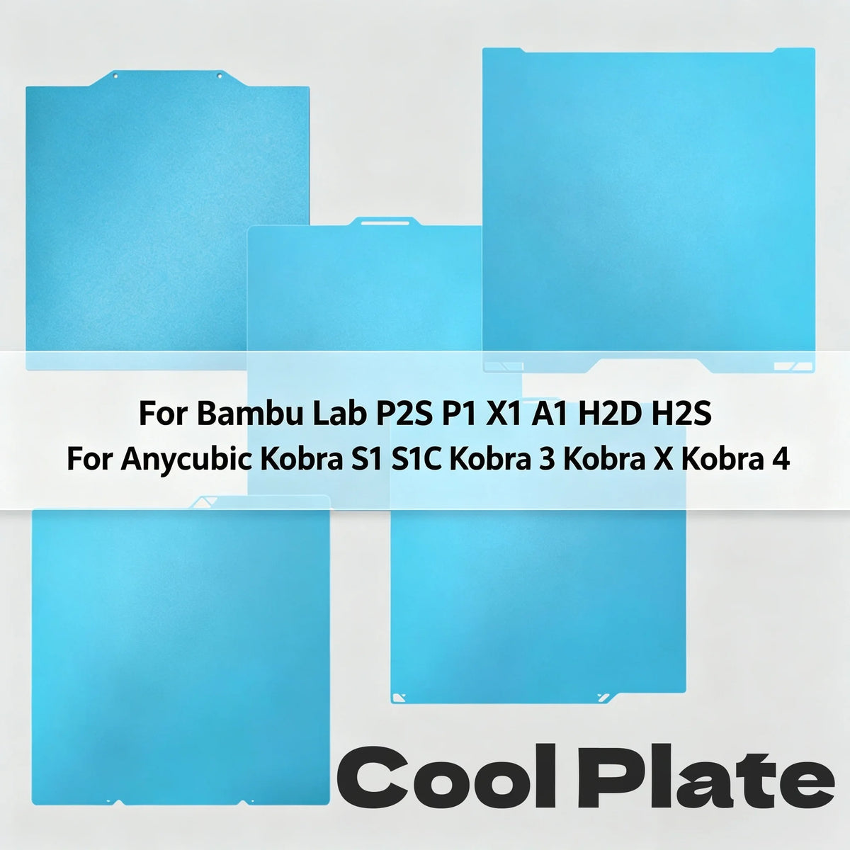 BEGRINT Cold Plate for Bambu Lab Creality Anycubic – PLA PETG
