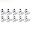 10-Pack Stainless Steel Bag Clips & Document Clamps