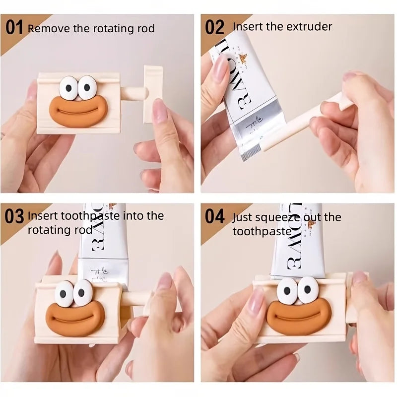 Toothpaste Squeezer Roller Clamp 1-2 Pack | Home & Travel