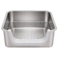 Stainless Steel Rabbit Litter Box Set with 304 Sifting Tray