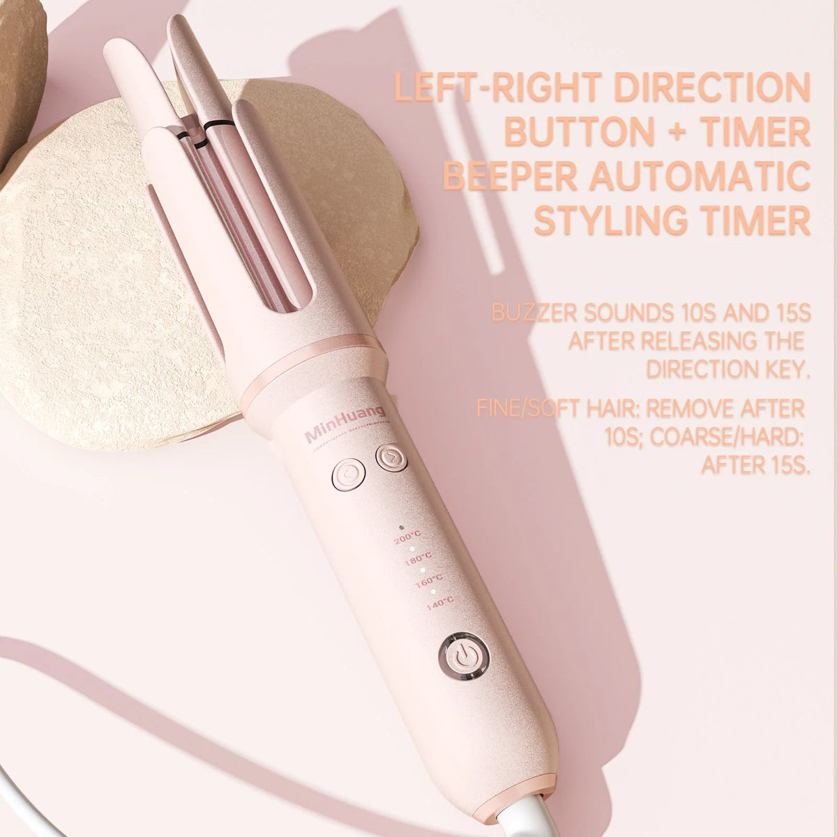 32MM Automatic Ceramic Curling Iron Wand – Negative Ion Curler