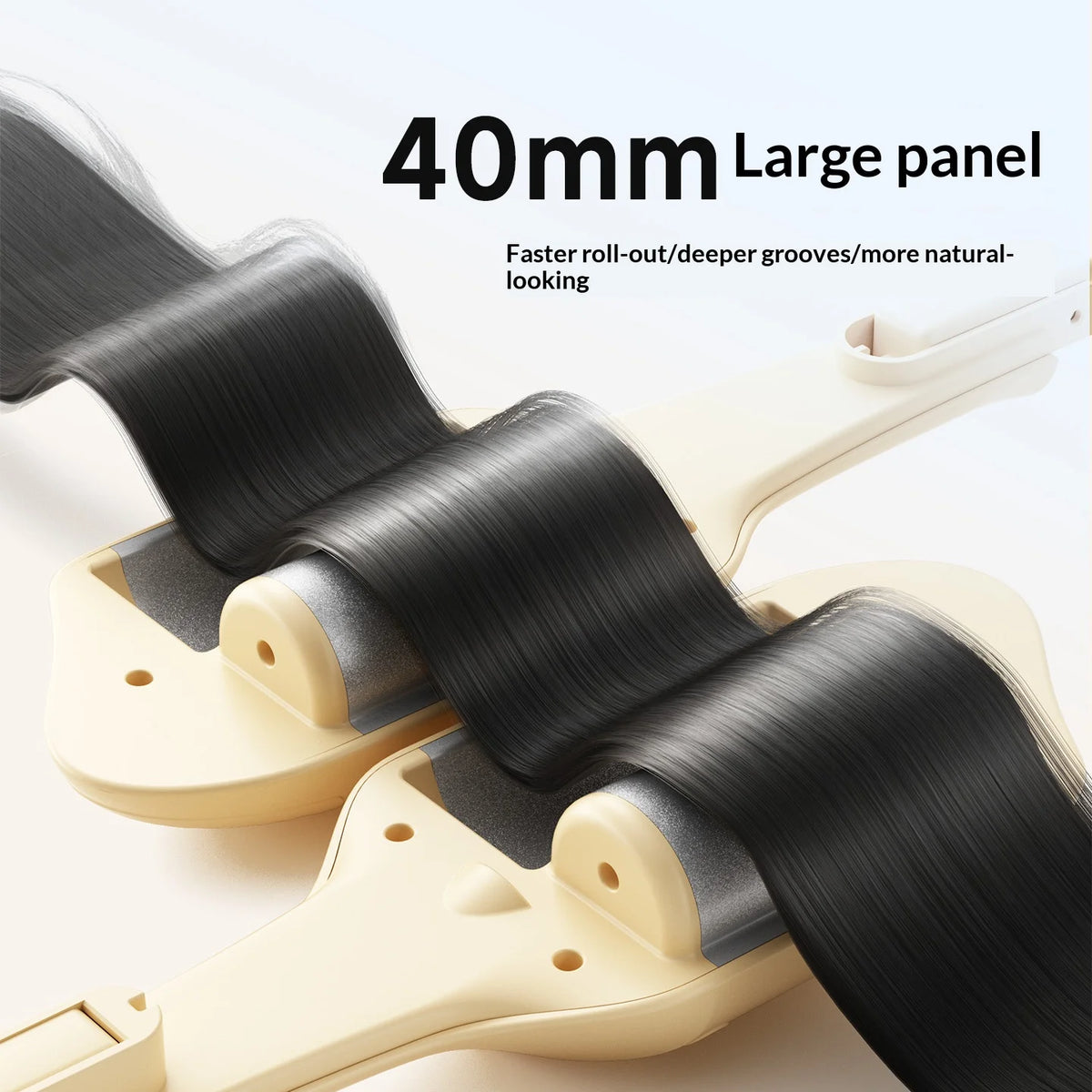 40MM Deep Wave Hair Curler – Professional Voluminous Waves