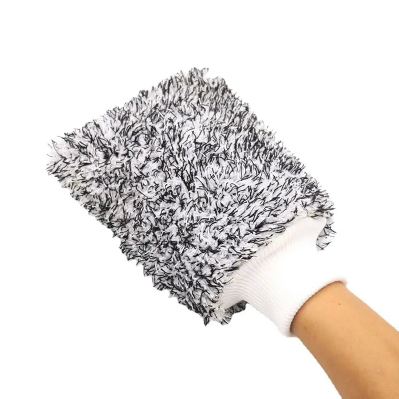 Microfiber Car Wash Gloves – Scratch-Free High Density