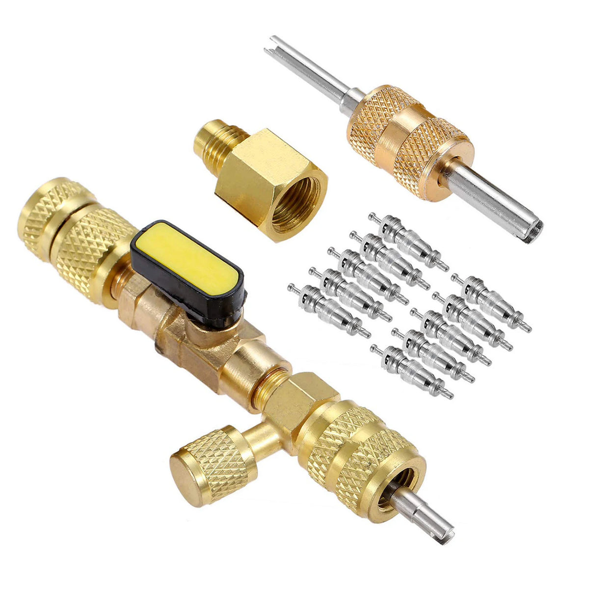 Valve Core Remover Installer Kit – 1/4" & 5/16" R22 R410a Tool